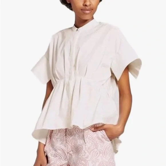 Victoria Beckham modern pleated top - Picture 8 of 9